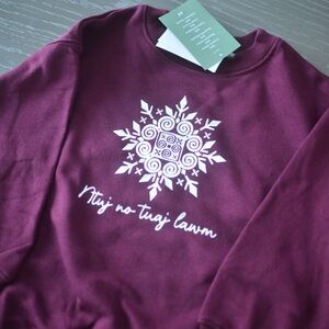 Hmong Inspired SnowflakeSweater